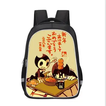 Fashion 16Inch Children's Backpack Bendy and the Ink Machine Pattern School Bags Cartoon Design Tennagers Book Bags
Fashion 16Inch Children's Backpack Bendy and the Ink Machine Pattern School Bags Cartoon Design Tennagers Book Bags
