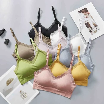 seamless fitness candy women underwear cooling gathers shock-proof thin pad push up bra female intimate Polyes bralette lingerie
seamless fitness candy women underwear cooling gathers shock-proof thin pad push up bra female intimate Polyes bralette lingerie