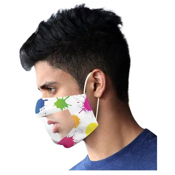 Smile Communicator Face Mask with Clear Vinyl Visible Expression Lip Reading Mask Breathable Mouth Caps Face Mask Washable Reusa
Smile Communicator Face Mask with Clear Vinyl Visible Expression Lip Reading Mask Breathable Mouth Caps Face Mask Washable Reusa