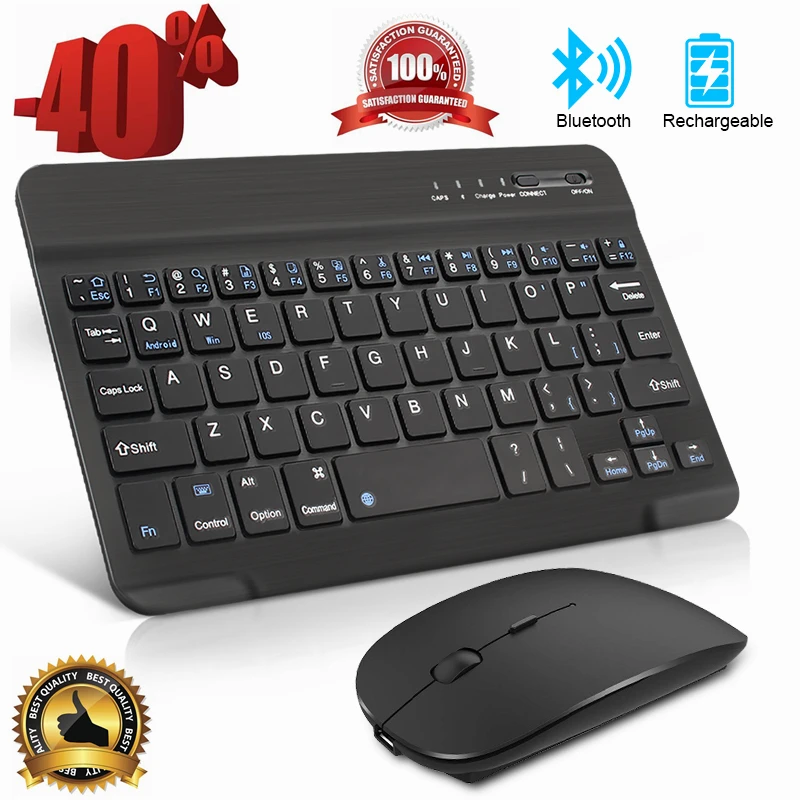 Mini Wireless Keyboard & Mouse Rechargeable bluetooth Keyboard With Mouse Noiseless Ergonomic Keyboard For PC Tablet Phone
Mini Wireless Keyboard & Mouse Rechargeable bluetooth Keyboard With Mouse Noiseless Ergonomic Keyboard For PC Tablet Phone