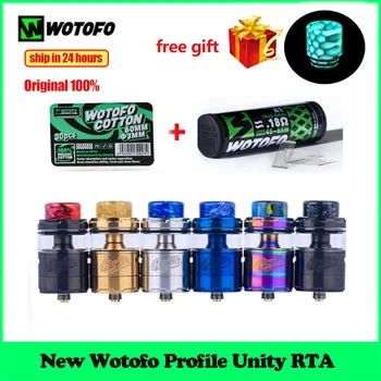 Original New Wotofo Profile Unity RTA Tank 25mm Vape Atomizer e-cigarette vapor tank 510 thread fit mesh coil squonk pin RDA
Original New Wotofo Profile Unity RTA Tank 25mm Vape Atomizer e-cigarette vapor tank 510 thread fit mesh coil squonk pin RDA