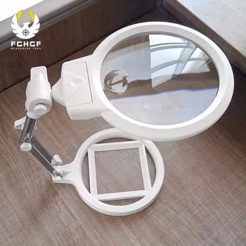 FGHGF Foldable Multi-functional 2X 6X Loupe With Magnifying Glasses Glass Magnifier 2 LED Light Lights Measurement Scale Tool
FGHGF Foldable Multi-functional 2X 6X Loupe With Magnifying Glasses Glass Magnifier 2 LED Light Lights Measurement Scale Tool