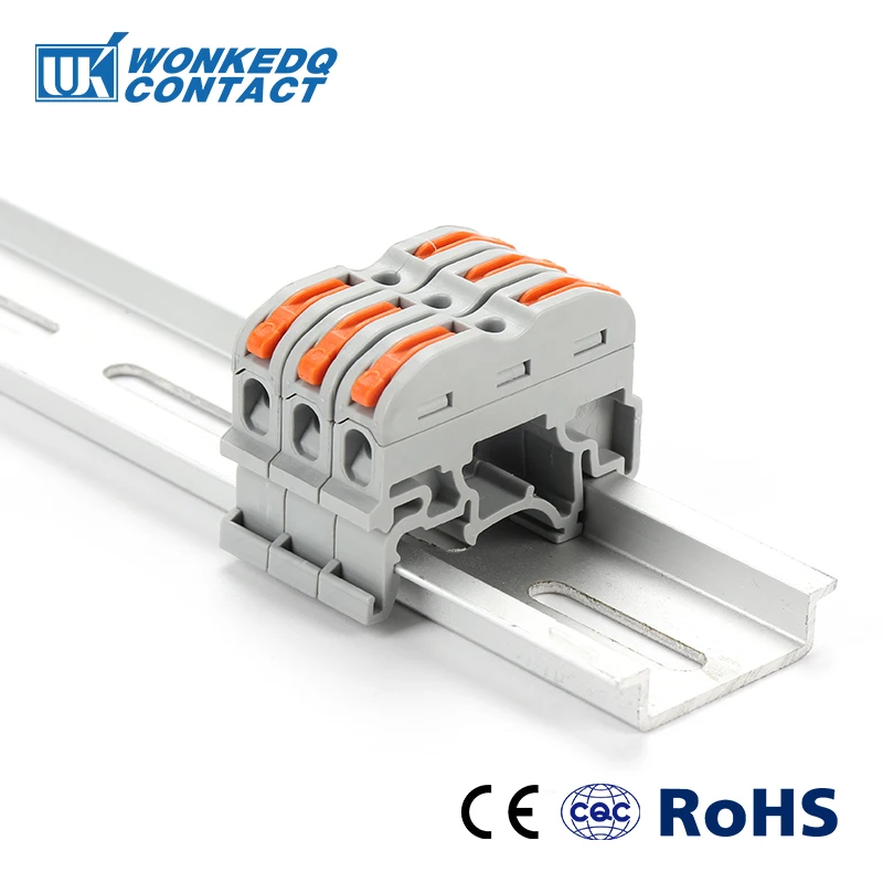 Din Rail Wire Connector Terminal Block PCT-211 Quick Wiring Compact Splicing Conductor Fast Cable Connector Conductor 10pcs
Din Rail Wire Connector Terminal Block PCT-211 Quick Wiring Compact Splicing Conductor Fast Cable Connector Conductor 10pcs