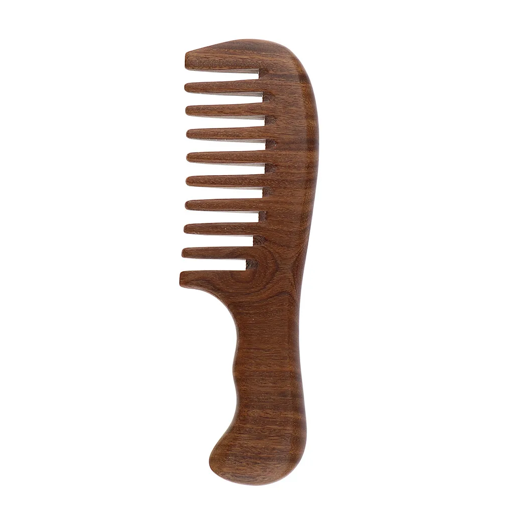 Natural Handmade Wooden Hair Comb, Green Sandalwood Aroma Massage Comb for Smooth Shiny Hairs, Frizz-Free & Anti-Static Natural Handmade Wooden Hair Comb, Green Sandalwood Aroma Massage Comb for Smooth Shiny Hairs, Frizz-Free & Anti-Static