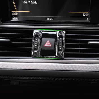 Car Carbon Fiber Center Control Panel Safety Warning Light Frame Cover Trim For Audi A6 C7 A6L 2012 2013 2014 2015 2016
Car Carbon Fiber Center Control Panel Safety Warning Light Frame Cover Trim For Audi A6 C7 A6L 2012 2013 2014 2015 2016