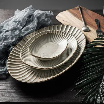 Japanese Sushi Tableware Ceramic Antique Tray Breakfast Bread Plate Spaghetti Plate Fruit Salad Oval Dishes Dinnerware Tool 1Pcs
Japanese Sushi Tableware Ceramic Antique Tray Breakfast Bread Plate Spaghetti Plate Fruit Salad Oval Dishes Dinnerware Tool 1Pcs