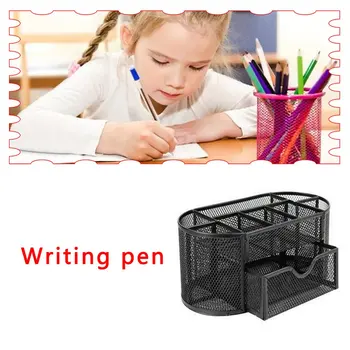 Anti-Rust Iron Mesh Large Capacity Home Office Student Stationery Multifunctional Pen Holder Nine Grid Storage Box
Anti-Rust Iron Mesh Large Capacity Home Office Student Stationery Multifunctional Pen Holder Nine Grid Storage Box