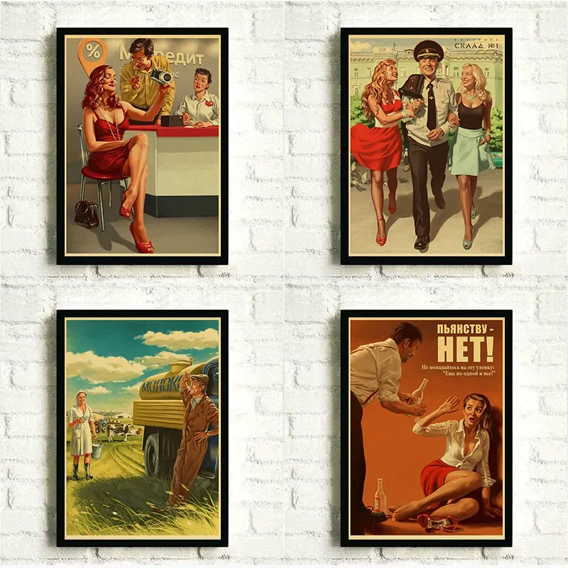 World War II Poster Stalin USSR CCCP Poster Retro Kraft Paper Print Wall Posters for Home Bar Cafe Room Wall decorative Painting
World War II Poster Stalin USSR CCCP Poster Retro Kraft Paper Print Wall Posters for Home Bar Cafe Room Wall decorative Painting