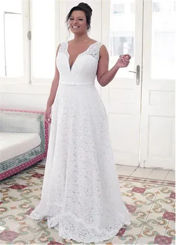 V-Neck Full Lace Wedding Dresses Bridal Gowns 2020 Plus Size Sexy Women Wedding Wear Custom Plus Size
V-Neck Full Lace Wedding Dresses Bridal Gowns 2020 Plus Size Sexy Women Wedding Wear Custom Plus Size