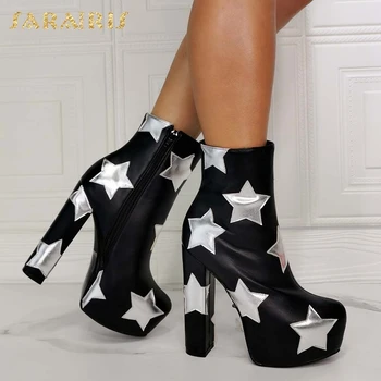 Sarairis 2021 New Arrivals Top Quality INS Party Trendy Boots Women Shoes Zipper Thick High Heels Zipper Luxury Booties Ladies
Sarairis 2021 New Arrivals Top Quality INS Party Trendy Boots Women Shoes Zipper Thick High Heels Zipper Luxury Booties Ladies