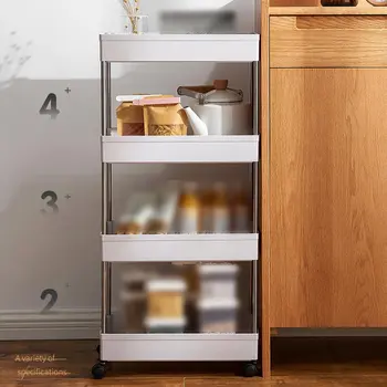 New Wide Type Removable Shelf Kitchen Floor Storage Shelf Multi-Layer Plastic Bathroom Shelf With Wheels
New Wide Type Removable Shelf Kitchen Floor Storage Shelf Multi-Layer Plastic Bathroom Shelf With Wheels