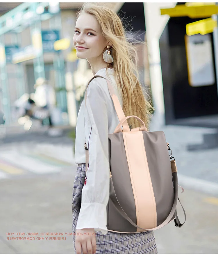 Anti-theft backpack female 2018 new Korean nylon high-capacity college bags leisure shopping multifunctional backpack
Anti-theft backpack female 2018 new Korean nylon high-capacity college bags leisure shopping multifunctional backpack