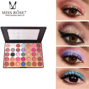 MISS ROS 35 Colors Pearlescent Matte Eyeshadow Palette Makeup Waterproof Glitter Sequins Smoky Pigment Shimmer Eye Shadow
MISS ROS 35 Colors Pearlescent Matte Eyeshadow Palette Makeup Waterproof Glitter Sequins Smoky Pigment Shimmer Eye Shadow
