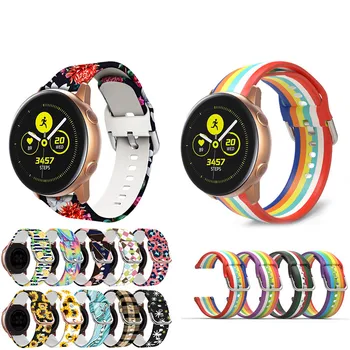 

20mm Silicone SmartWatch Strap for Garmin Vivoactive 3 /3 music /Vivomove HR /245/245M Wristband bracelet for Amazfit GTR 42mm