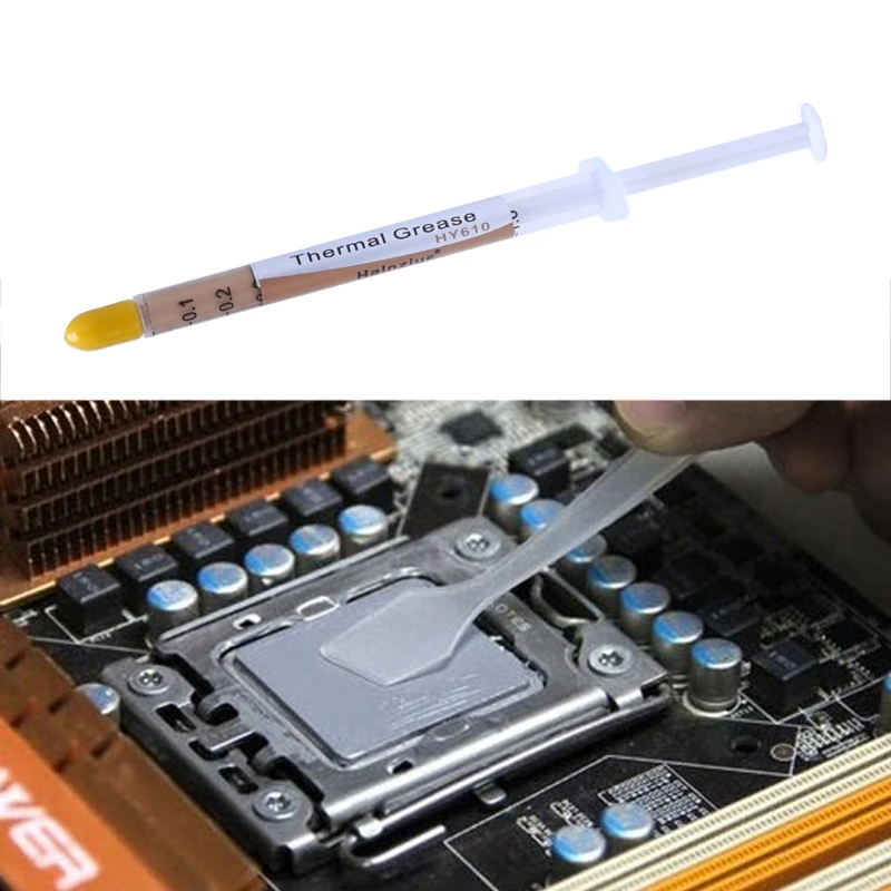 

HY610-TU05A Needle Tube Golden Thermal Conductive Silicone Grease Cpu Special Thermal Conductive Paste Silicone Grease
