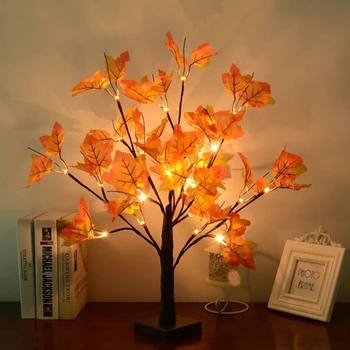 Christmas Decoration Artificial Maple Tree with LED Lights Autumn Maple Tree Table Lights Lamp Wedding Thanksgiving Home Decor
Christmas Decoration Artificial Maple Tree with LED Lights Autumn Maple Tree Table Lights Lamp Wedding Thanksgiving Home Decor