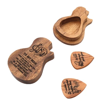 Guitar Pick Box Wooden Guitar Pick Storage Case for Bass Pack Jazz Guitar Accessories
Guitar Pick Box Wooden Guitar Pick Storage Case for Bass Pack Jazz Guitar Accessories