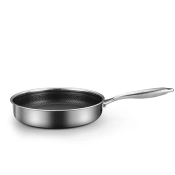 Non-Stick Fry Pan,Stainless Steel Skillet,Compatible for Multipurpose Cooking Pan Use for Home Kitchen 28CM
Non-Stick Fry Pan,Stainless Steel Skillet,Compatible for Multipurpose Cooking Pan Use for Home Kitchen 28CM