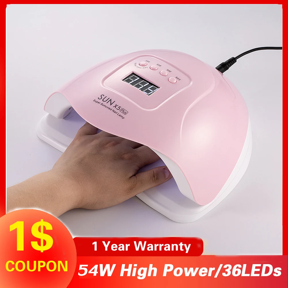 Hybrid Lamp NEW SUN X5Plus Nail Dryer 54W Gel Polish Curing Lamp With Bottom 30/60s Timer UF Led LCD Display Nails Oven Machine
Hybrid Lamp NEW SUN X5Plus Nail Dryer 54W Gel Polish Curing Lamp With Bottom 30/60s Timer UF Led LCD Display Nails Oven Machine
