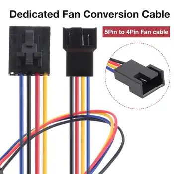 5 PCS/Set High Quality 5 Pin To 4 Pin Fan Cable Fan Conversion Line Durable Dedicated Multi-purpose Extension Cord Cable
5 PCS/Set High Quality 5 Pin To 4 Pin Fan Cable Fan Conversion Line Durable Dedicated Multi-purpose Extension Cord Cable