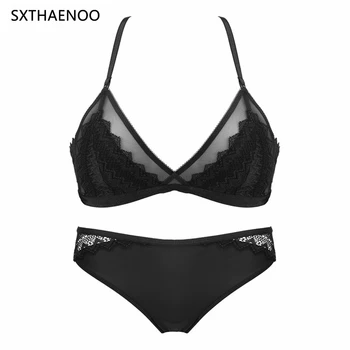 SXTHAENOO Women's Underwear Sets Lace Lingerie Ultra-Thin Sexy Bra Triangle Cup Without Steel Ring Plus Size Lingerie
SXTHAENOO Women's Underwear Sets Lace Lingerie Ultra-Thin Sexy Bra Triangle Cup Without Steel Ring Plus Size Lingerie