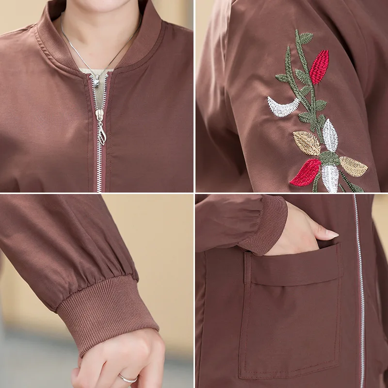 Mom Spring And Autumn Coat 2019 New Style Western Style WOMEN'S Top Jacket-Style Middle Aged And Elderly People Autumn Clothing
Mom Spring And Autumn Coat 2019 New Style Western Style WOMEN'S Top Jacket-Style Middle Aged And Elderly People Autumn Clothing