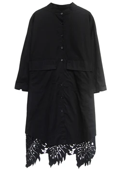 Z-zoux Women Dress Hollow Out Lace Patchwork Sexy Dresses Irregular Plus Size Loose Casual Long Dresses Black Summer 2020 New
Z-zoux Women Dress Hollow Out Lace Patchwork Sexy Dresses Irregular Plus Size Loose Casual Long Dresses Black Summer 2020 New