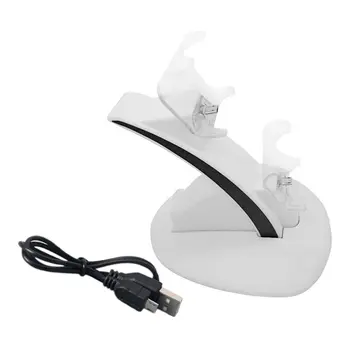 LED Micro USB Dual Dock Charging Charger Stand White For Playstation 4 For PS 4 Slim Controller with USB Cable
LED Micro USB Dual Dock Charging Charger Stand White For Playstation 4 For PS 4 Slim Controller with USB Cable