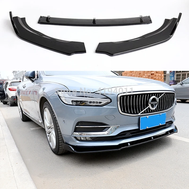 3Pcs Car Styling High Quality PP Material Front Spoiler Anterior Front lip Bumper Protector For Volvo S90 2016 2017 2018 2019
3Pcs Car Styling High Quality PP Material Front Spoiler Anterior Front lip Bumper Protector For Volvo S90 2016 2017 2018 2019