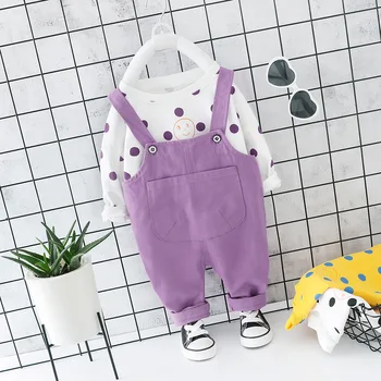 Baby Autumn strap suit autumn men bao yuan point sweater piece children's clothing
Baby Autumn strap suit autumn men bao yuan point sweater piece children's clothing