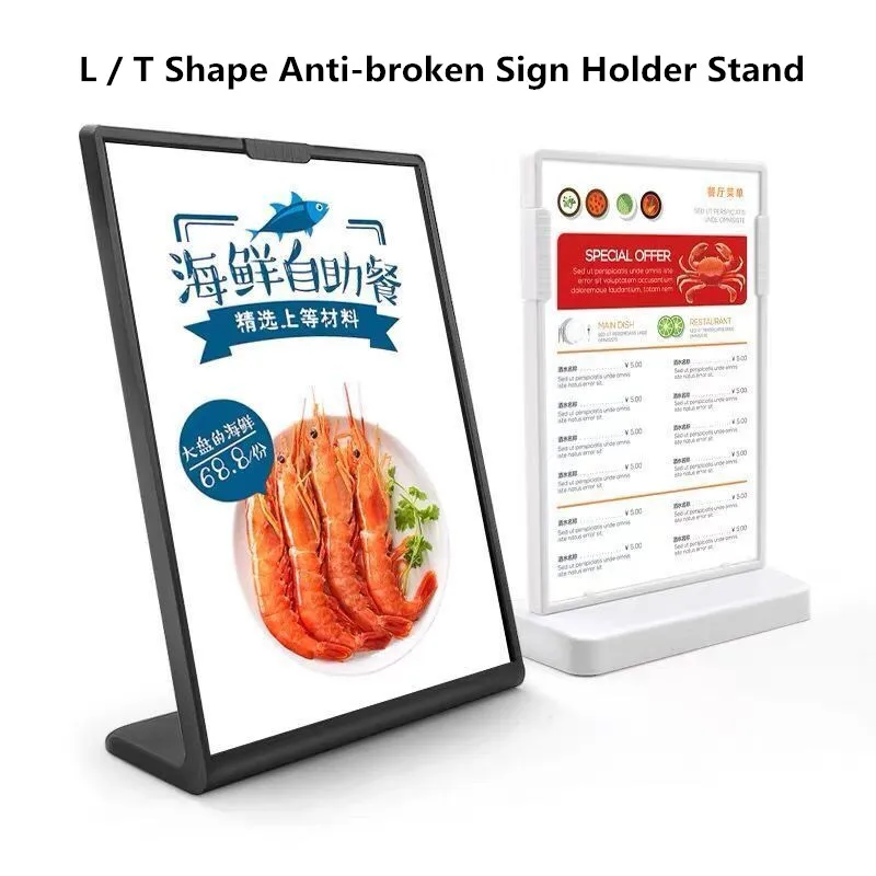 A6 clear acrylic tents menu card paper stand table sign holders poster display stand frame
A6 clear acrylic tents menu card paper stand table sign holders poster display stand frame
