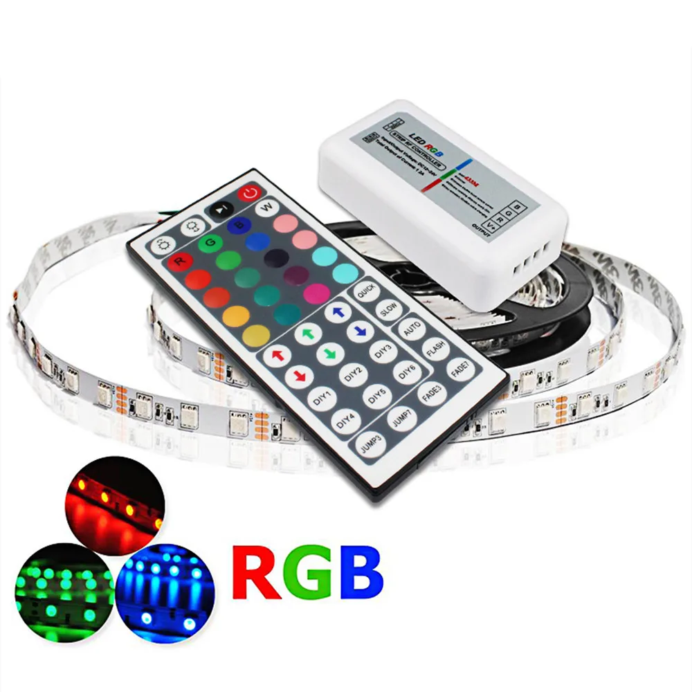 44 Keys Wireless RF Remote Controller for RGB LED Strip Lights DC 12V 24V 12A Adjustable Speeds 20 Colors 6 DIY 8 Modes Dimmer
44 Keys Wireless RF Remote Controller for RGB LED Strip Lights DC 12V 24V 12A Adjustable Speeds 20 Colors 6 DIY 8 Modes Dimmer