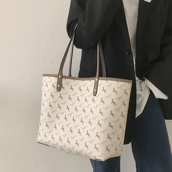 Large Capacity Women's Bag Printing Women Composite Tote Bag High Quality Pu Female Shoulder Bag Luxury Bags For Women 2020
Large Capacity Women's Bag Printing Women Composite Tote Bag High Quality Pu Female Shoulder Bag Luxury Bags For Women 2020