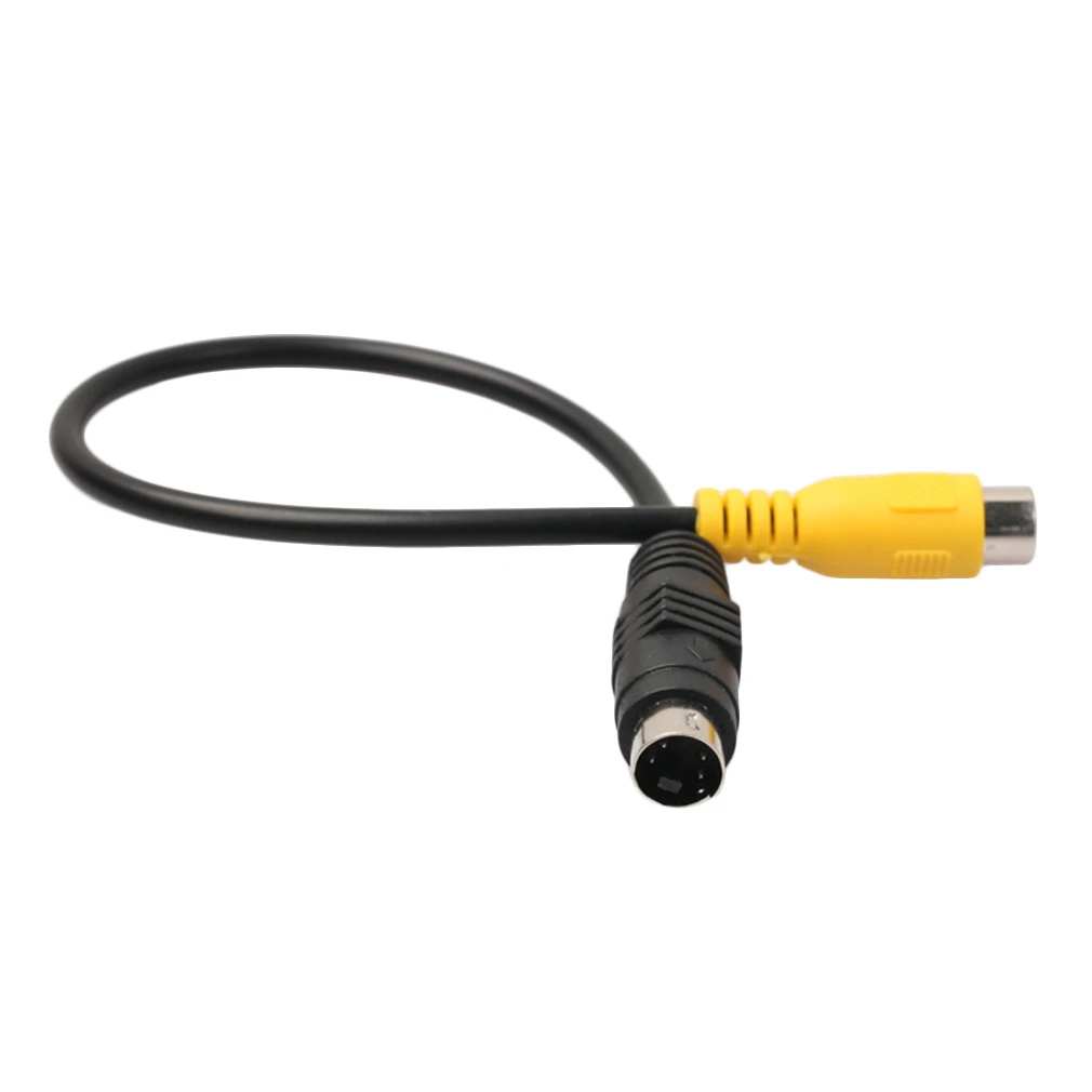 6 Inch 4 Pin S-Video to Composite Video Adapter Cable Works with All VGA with S-Video interface Low Profile Design
6 Inch 4 Pin S-Video to Composite Video Adapter Cable Works with All VGA with S-Video interface Low Profile Design