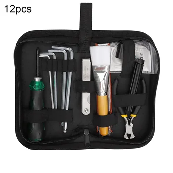 12Pcs Guitar Tool Kit Repairing Maintenance Tools Set String Pouch String Action Ruler Gauge Measuring Luthier Tools
12Pcs Guitar Tool Kit Repairing Maintenance Tools Set String Pouch String Action Ruler Gauge Measuring Luthier Tools