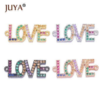 JUYA Copper Connectors Cubic Zircon Rhinestone Letters Pendant Accessories for DIY Bracelets Necklace Jewelry Making Components
JUYA Copper Connectors Cubic Zircon Rhinestone Letters Pendant Accessories for DIY Bracelets Necklace Jewelry Making Components
