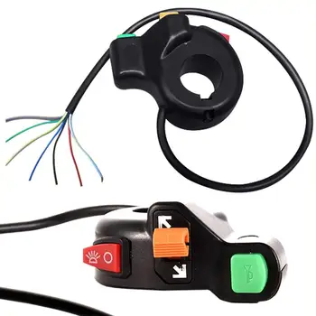 22mm 7/8" Universal Motorcycle Handlebar Switch 3 Control Button in 1 Headlight Turn Signal Horn Button For ATV Dirt Bike Moped
22mm 7/8" Universal Motorcycle Handlebar Switch 3 Control Button in 1 Headlight Turn Signal Horn Button For ATV Dirt Bike Moped