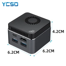 YCSD Mini PC Computer Intel Celeron N4100 Quad-Core 6GB LPDDR4 256GB 2.4G/5.0G WiFi Bluetooth 4.2 HDMI2.0 4K USB-C Windows 10 PC
YCSD Mini PC Computer Intel Celeron N4100 Quad-Core 6GB LPDDR4 256GB 2.4G/5.0G WiFi Bluetooth 4.2 HDMI2.0 4K USB-C Windows 10 PC
