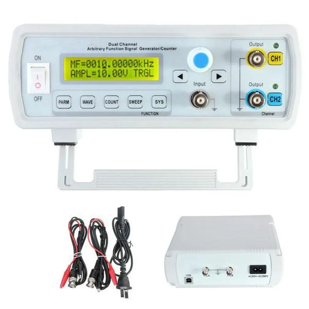 FY3224S (FY3200S-24M) 24MHz Dual-channel Arbitrary Waveform DDS Function Signal Generator Sine Square Wave Sweep Counter