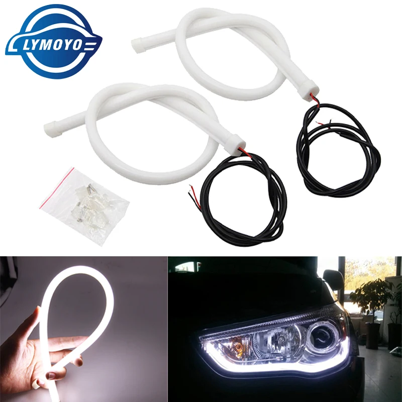 2pcs/lot 30/45/60cm 12V Car LED Flexible Strip Lights Daytime Running Light Tube Headlight Driving Lights AUT0 DRL White DC 12V
2pcs/lot 30/45/60cm 12V Car LED Flexible Strip Lights Daytime Running Light Tube Headlight Driving Lights AUT0 DRL White DC 12V