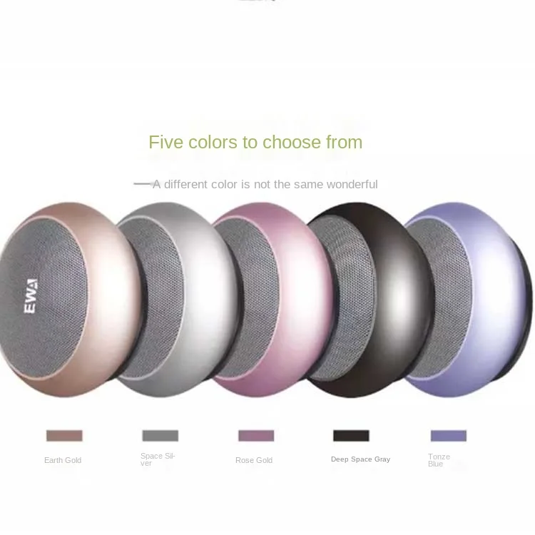 Metal Bluetooth speaker A110 wireless Bluetooth audio phone Mini subwoofer Bluetooth speaker 5W portable Bluetooth speaker
Metal Bluetooth speaker A110 wireless Bluetooth audio phone Mini subwoofer Bluetooth speaker 5W portable Bluetooth speaker