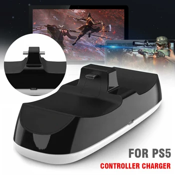 For PS5 Wireless Controller 1pc Dual USB Gamepad Charging Dock Portable Gaming Controllers Charger Stand Pohiks
For PS5 Wireless Controller 1pc Dual USB Gamepad Charging Dock Portable Gaming Controllers Charger Stand Pohiks