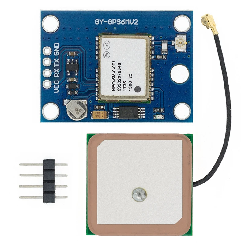 GY-NEO6MV2 new NEO-6M GPS Module NEO6MV2 with Flight Control EEPROM MWC APM2.5 large antenna for arduino
GY-NEO6MV2 new NEO-6M GPS Module NEO6MV2 with Flight Control EEPROM MWC APM2.5 large antenna for arduino