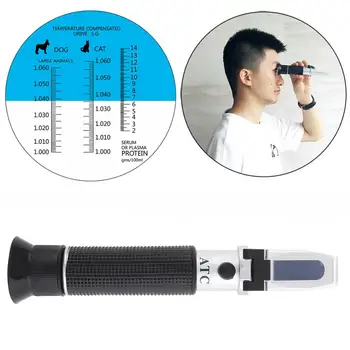 2-14g/ml Adjustable Cat Dog Scale Refractometer Total Serum Protein with Pipet and Mini Screw Driver Support Manual Focusing
2-14g/ml Adjustable Cat Dog Scale Refractometer Total Serum Protein with Pipet and Mini Screw Driver Support Manual Focusing