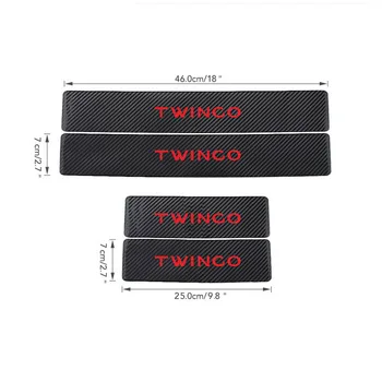 Car Door Sill Plate Stickers For Renault Twingo Carbon Fiber Anti Scratch Car Protector Styling Sticker Auto Accessories 4PCS
Car Door Sill Plate Stickers For Renault Twingo Carbon Fiber Anti Scratch Car Protector Styling Sticker Auto Accessories 4PCS