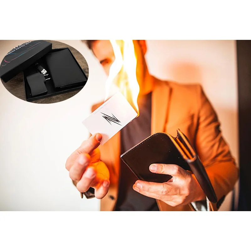 PYRO Wallet by Adam Wilber Magic Tricks Stage Close Up Magia Fire Appearing Magie Mentalism Illusion Gimmick Props Magica
PYRO Wallet by Adam Wilber Magic Tricks Stage Close Up Magia Fire Appearing Magie Mentalism Illusion Gimmick Props Magica