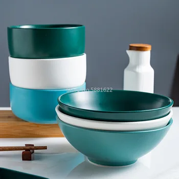 Nordic Bowl Noodle Bowl Salad Bowl Hat Bowl Breakfast Bowl Soup Bowl Large Large Size Creative Household Tableware Dark Green
Nordic Bowl Noodle Bowl Salad Bowl Hat Bowl Breakfast Bowl Soup Bowl Large Large Size Creative Household Tableware Dark Green