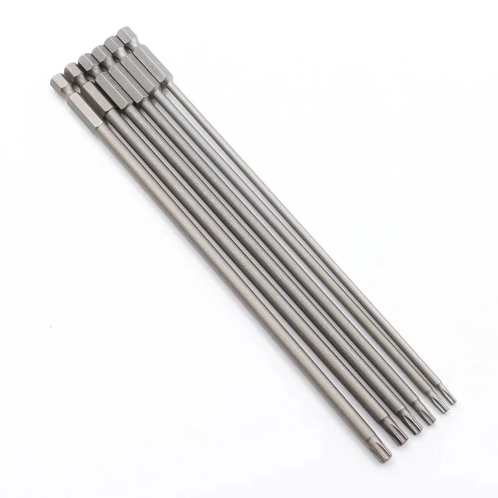 Torx Screwdriver Bit Kit S2 Alloy Steel Magnetic Screwdriver Bit Set T10/T15/T20/T25/T27/T30 200mm For Electric Screwdriver
Torx Screwdriver Bit Kit S2 Alloy Steel Magnetic Screwdriver Bit Set T10/T15/T20/T25/T27/T30 200mm For Electric Screwdriver