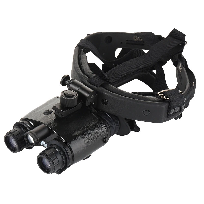 

New 1X24 High Definition Helmeted Night Vision CR123 Battery Green Image Hunting Patrol Infrared Binocular Telescope