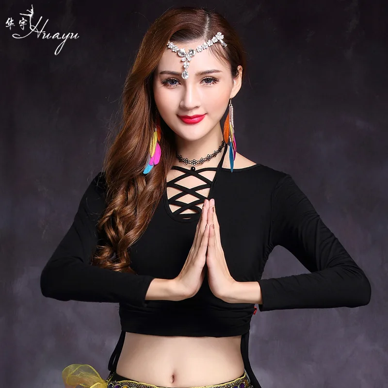 Huayu Dance New Style Autumn And Winter Modal Hollow out Drawstring Long-sleeved Upper Garment-Performance Costume Exercise Clot
Huayu Dance New Style Autumn And Winter Modal Hollow out Drawstring Long-sleeved Upper Garment-Performance Costume Exercise Clot
